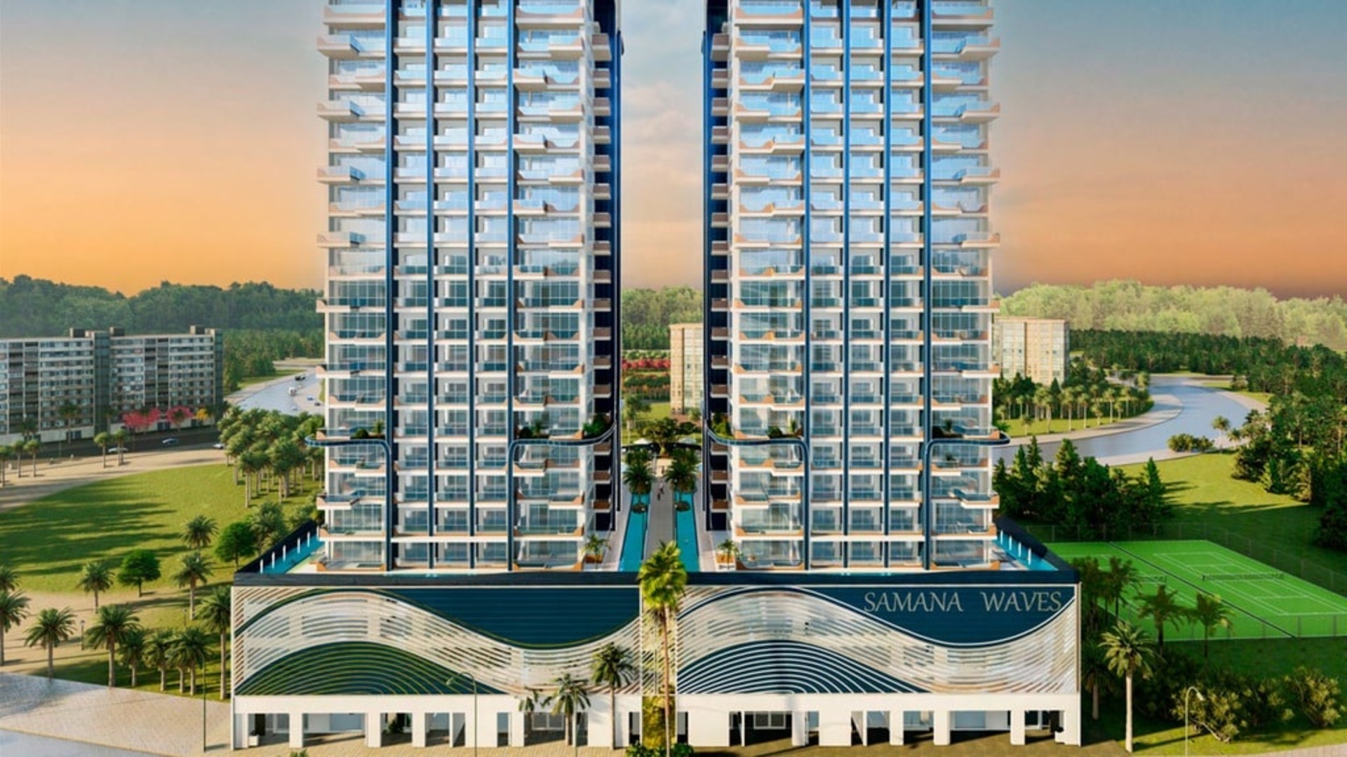 Samana Waves 2 v oblíbeném Jumeirah Village Circle