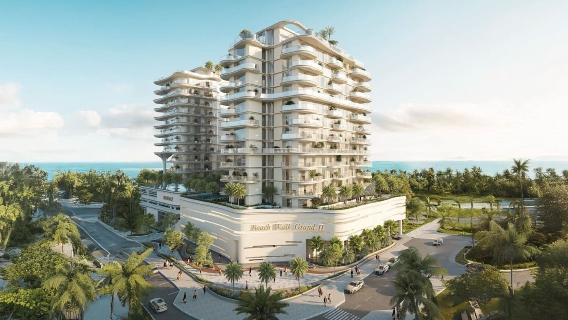 BEACH Walk Grand II by Imtiaz na Dubai Islands s výhledy na moře