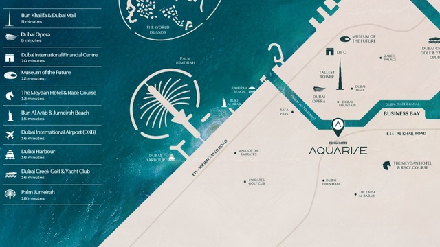 Binghatti AQUARISE výhodná investice v Bussiness Bay