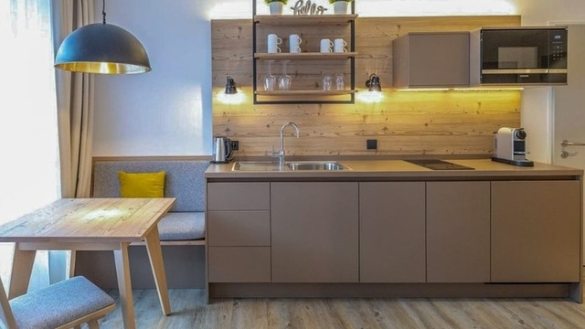 Apartmány s výhledem na hory a neomezeným osobním užíváním