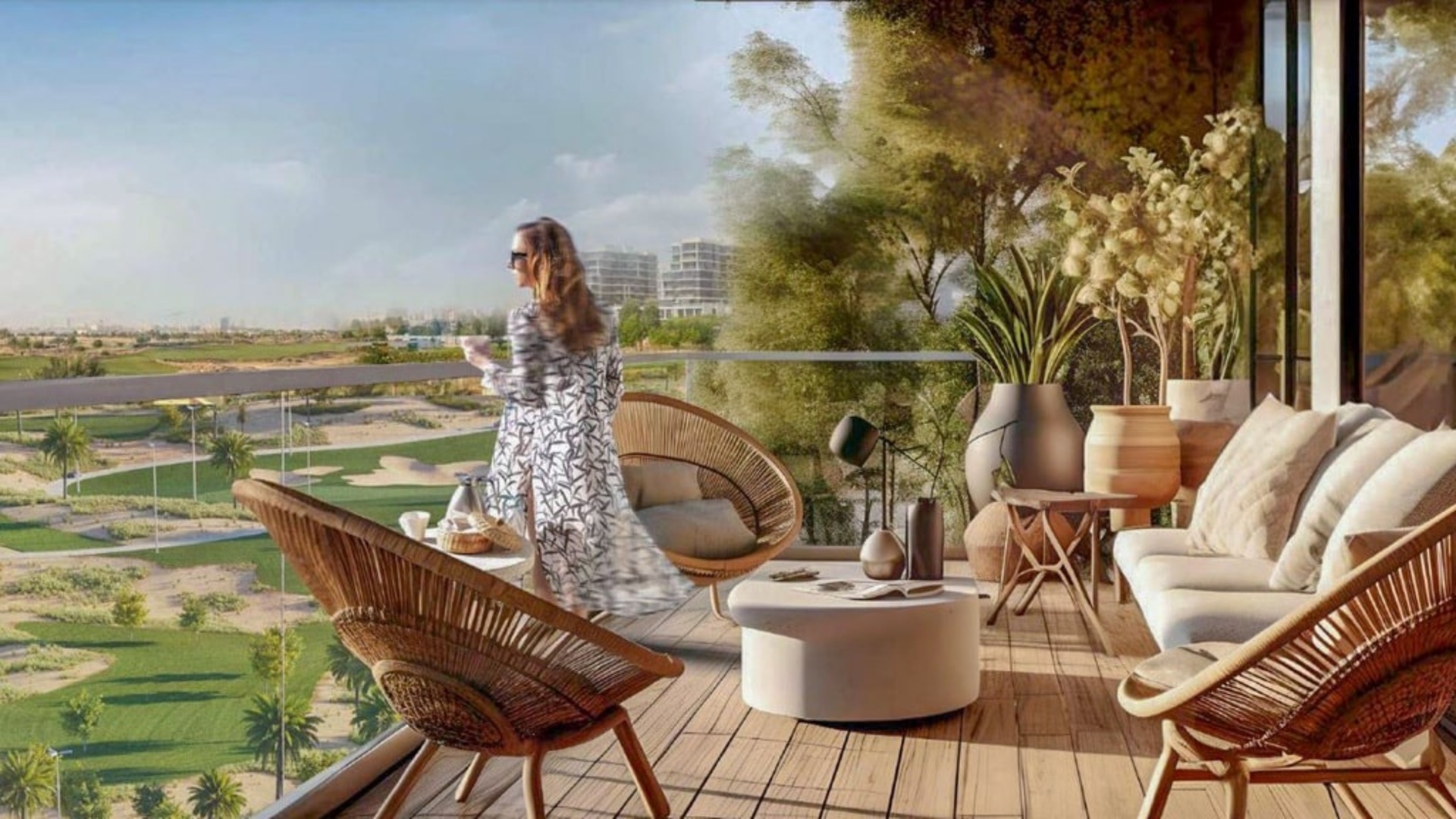 Golf Greens Apartments luxusní výhledy na bazény a hřiště