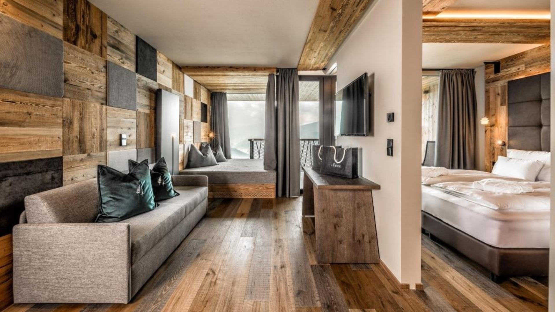 My ARBOR Plose Wellness Hotel, soulad designu a přírody