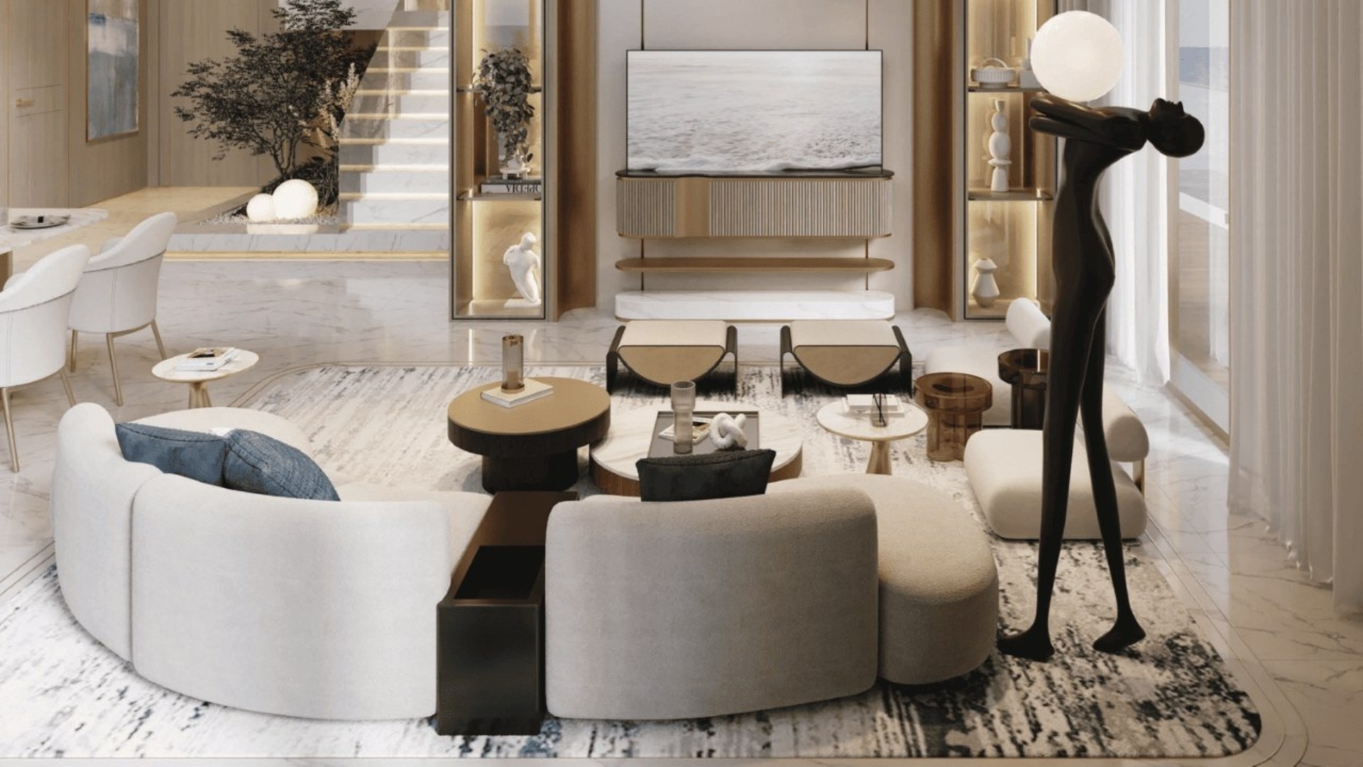 BEACH Walk Grand II by Imtiaz na Dubai Islands s výhledy na moře