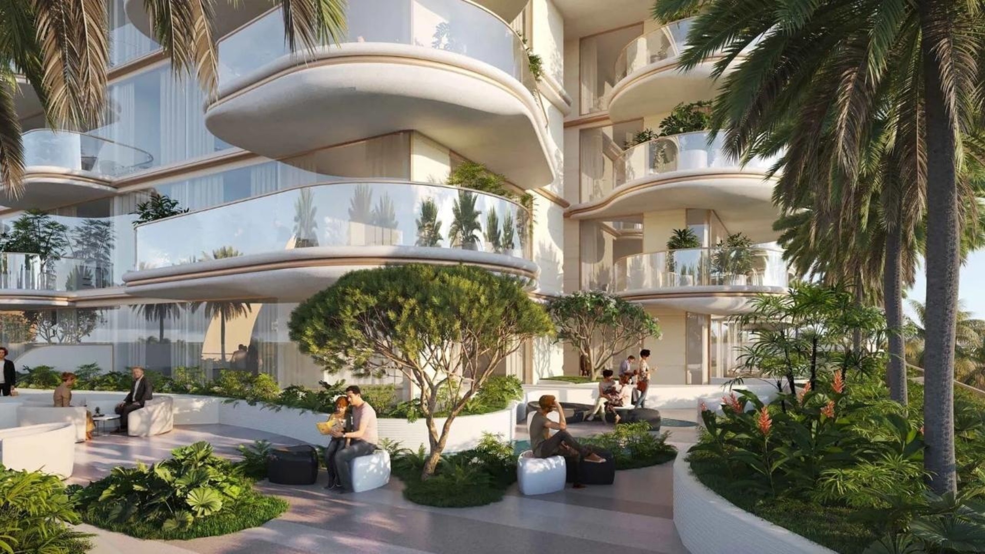 BEACH Walk Grand II by Imtiaz na Dubai Islands s výhledy na moře