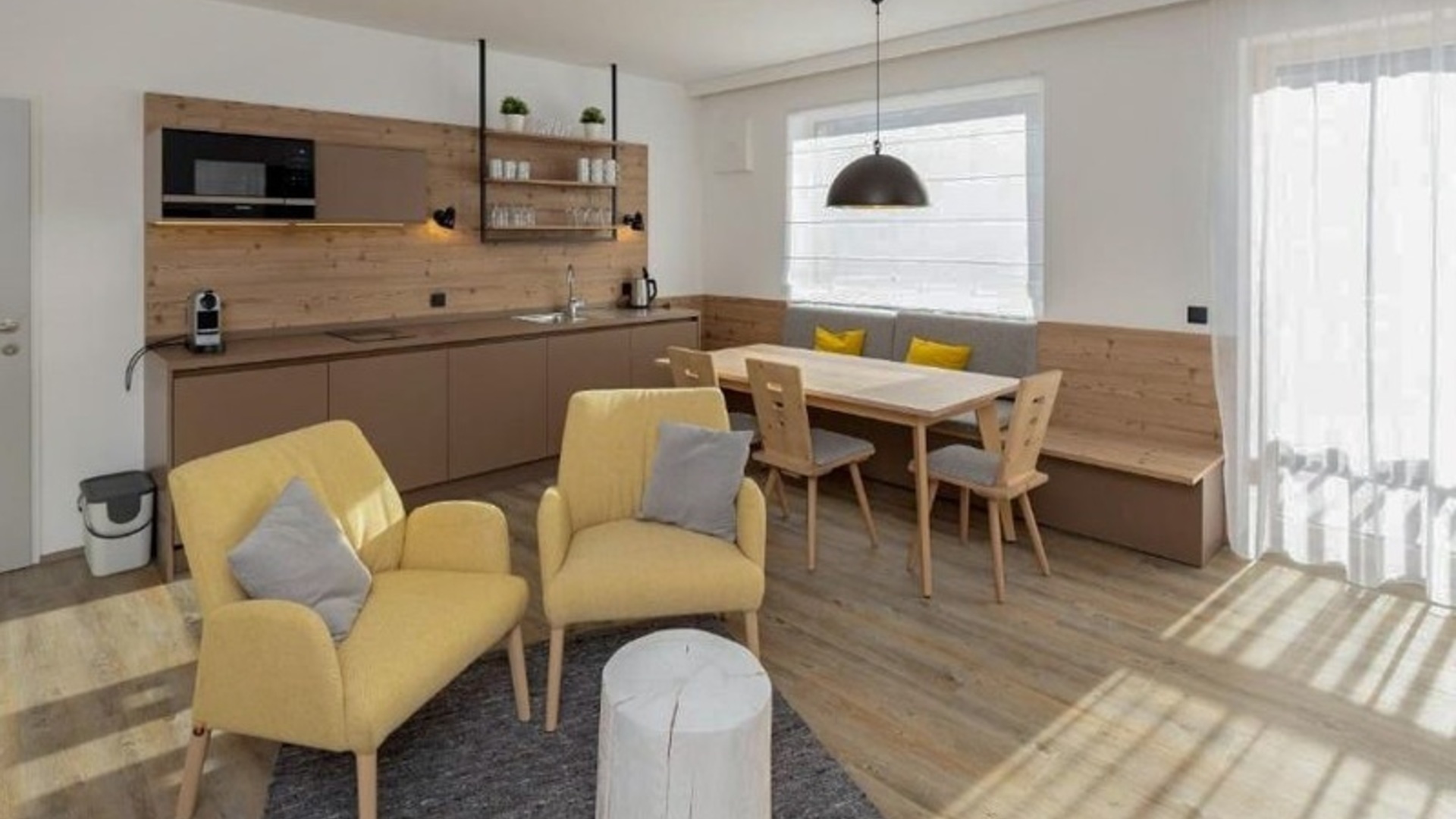 Apartmány s výhledem na hory a neomezeným osobním užíváním