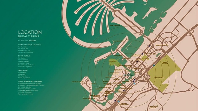 L I V Marina nejlepší místo v Dubai Marina