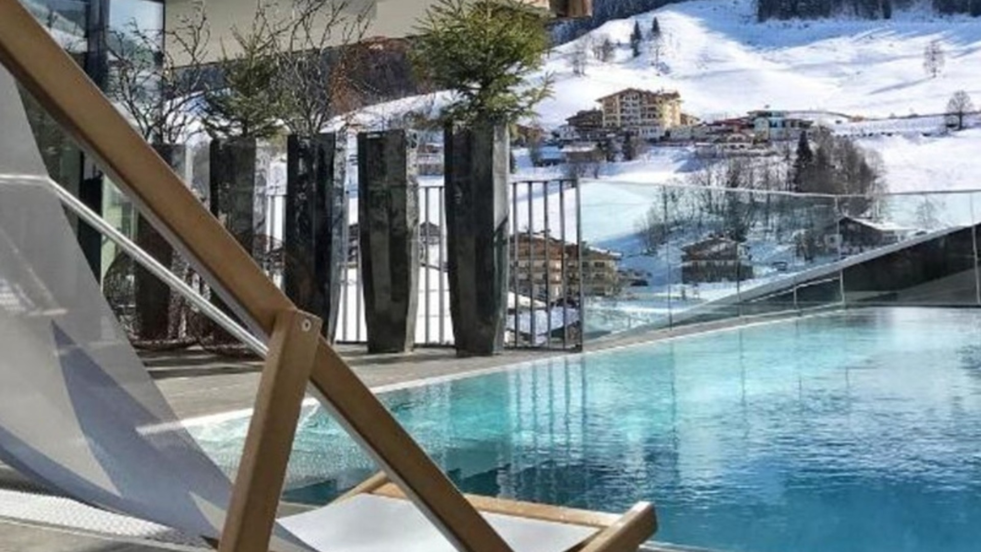 ADLER Resort Hinterglemm, bazén s okouzlujícími výhledy