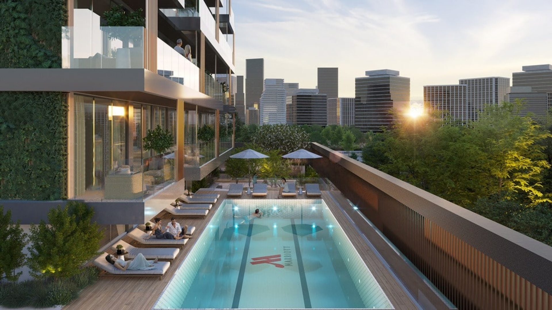 Marriott Residences servisované apartmány v Business Bay