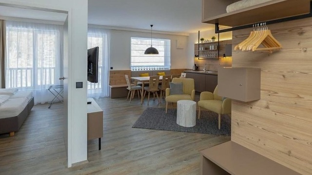 Apartmány s výhledem na hory a neomezeným osobním užíváním