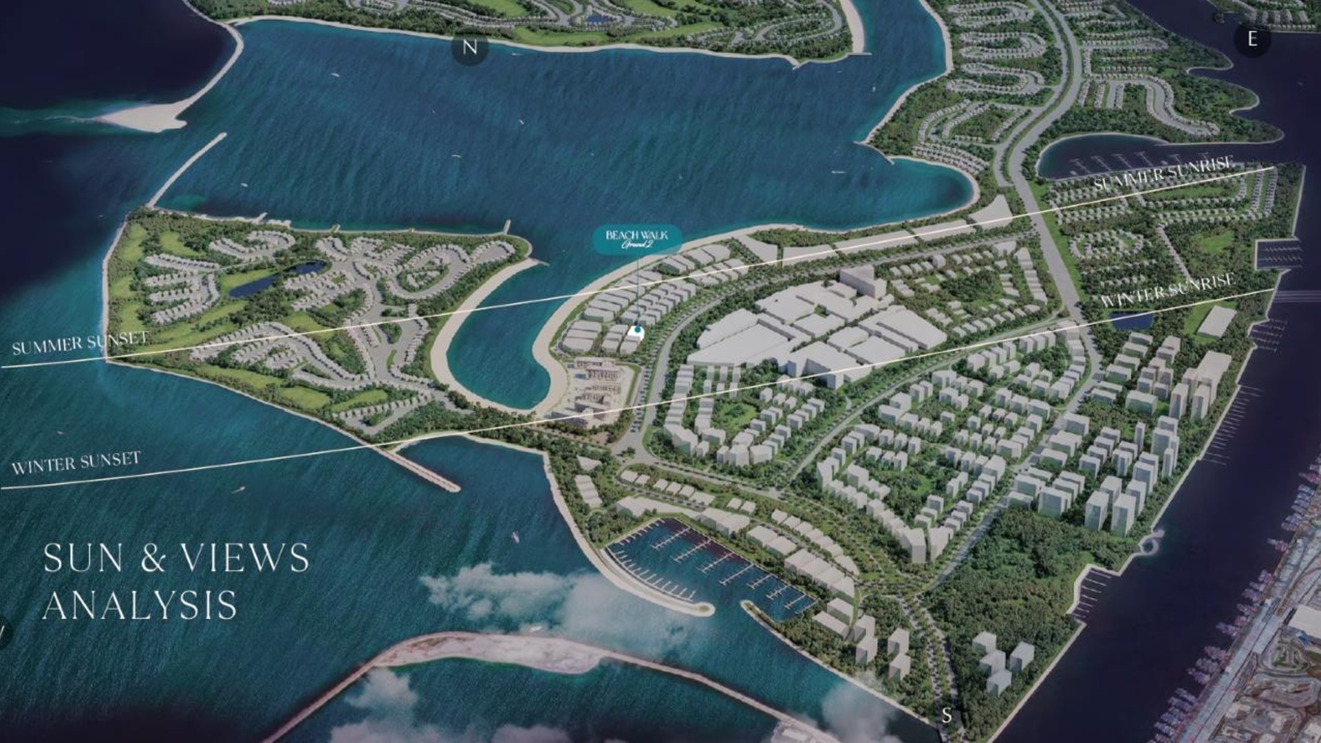 BEACH Walk Grand II by Imtiaz na Dubai Islands s výhledy na moře