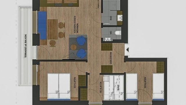 Apartmány s výhledem na hory a neomezeným osobním užíváním
