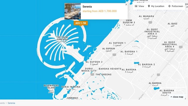 Serenia Residence klenot na Palm Jumeirah - PRODÁNO