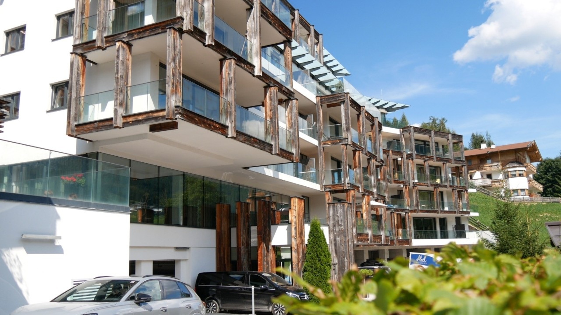 ADLER Resort Hinterglemm, bazén s okouzlujícími výhledy