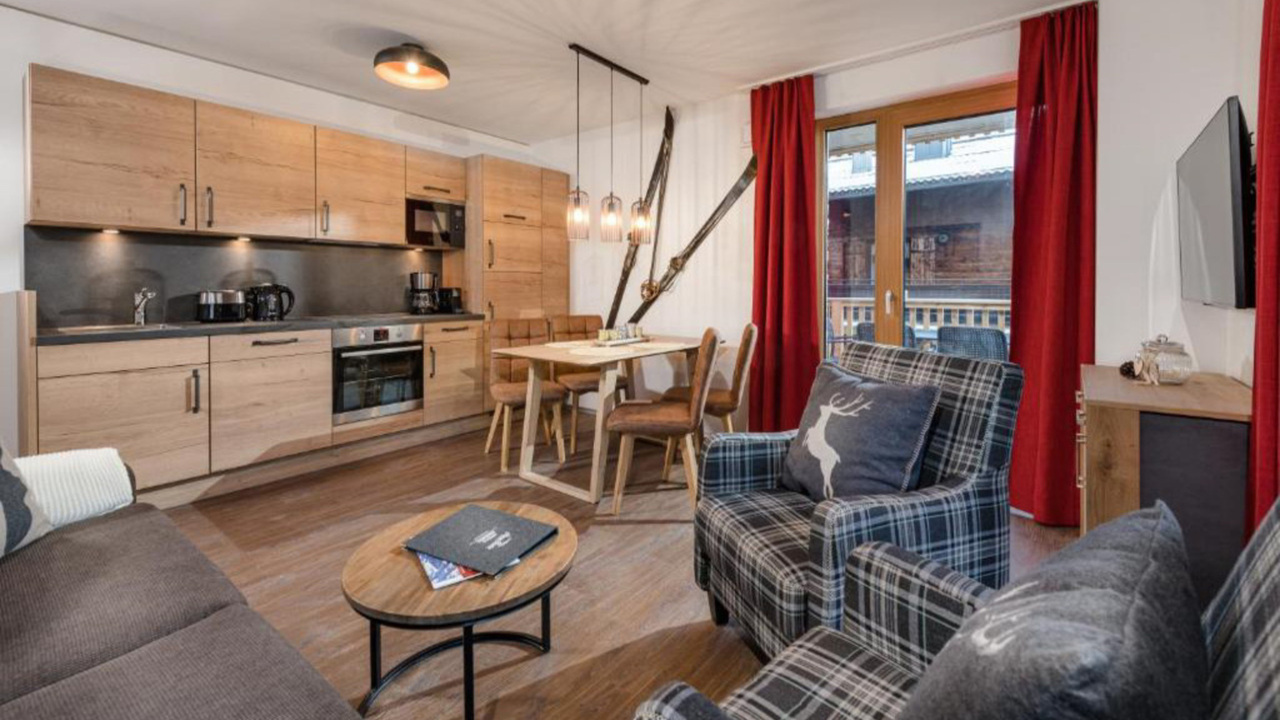 Krásný apartmán se 2 ložnicemi, luxusní saunou a balkónem